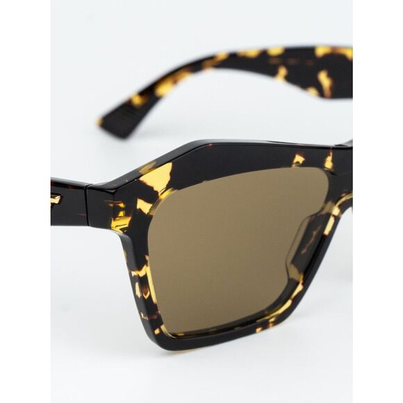 Bottega Veneta Women Sunglasses Havana Brown Shield BV1093S 002 BRAND NEW main image 8